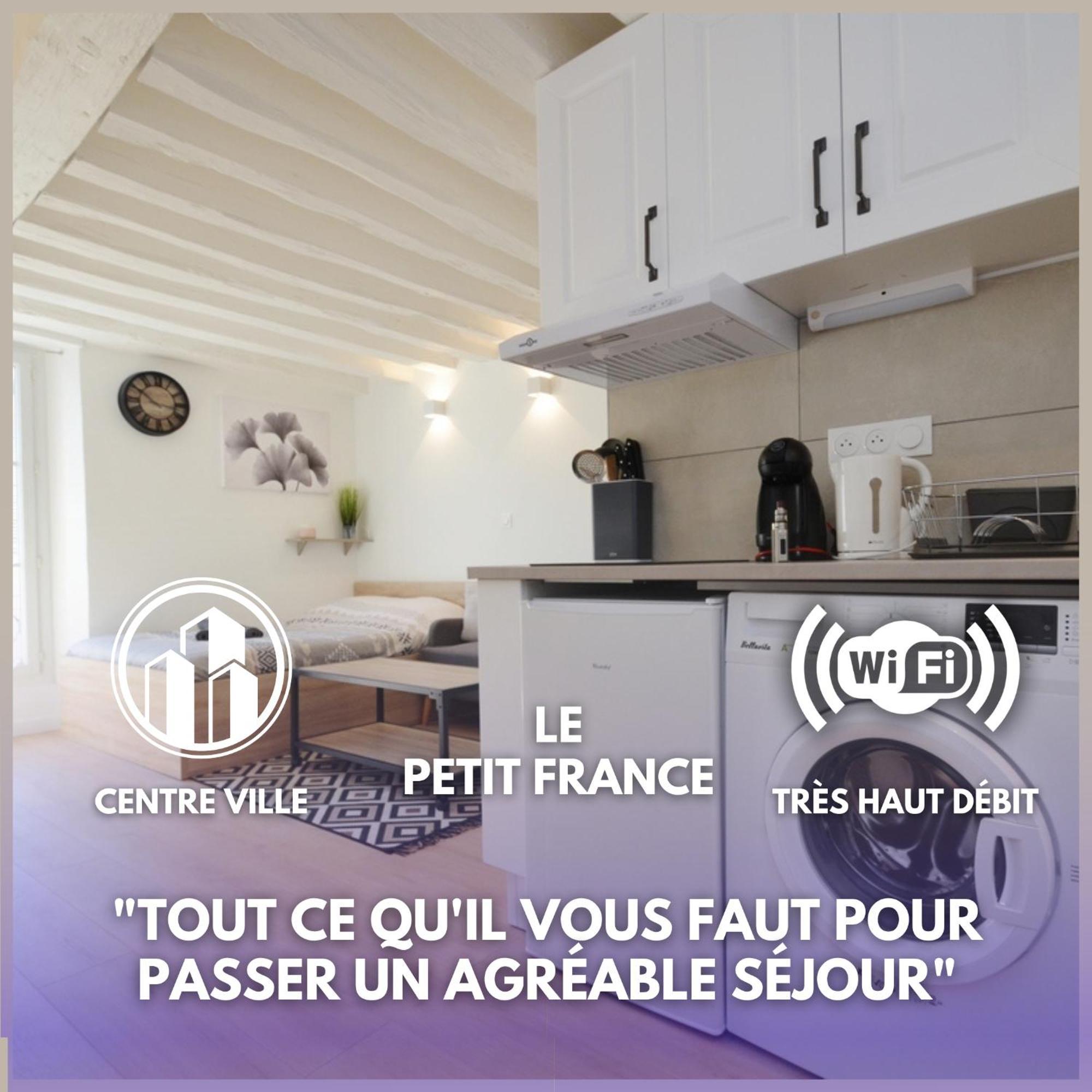 Le Petit France - Hyper Centre De Fontainebleau - Proche Insead公寓 外观 照片